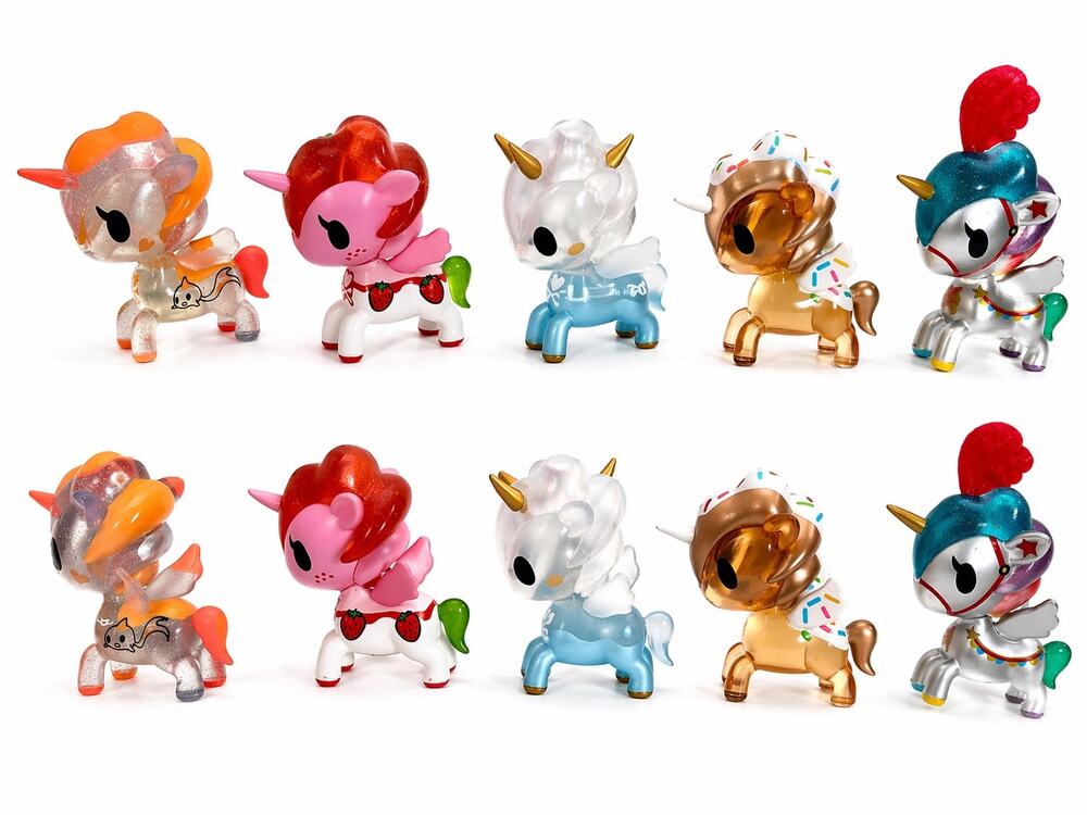 Tokidoki Unicorno Series 4 Metallico Lot Of 5 Figures Kawaii Vinyl Collectibles